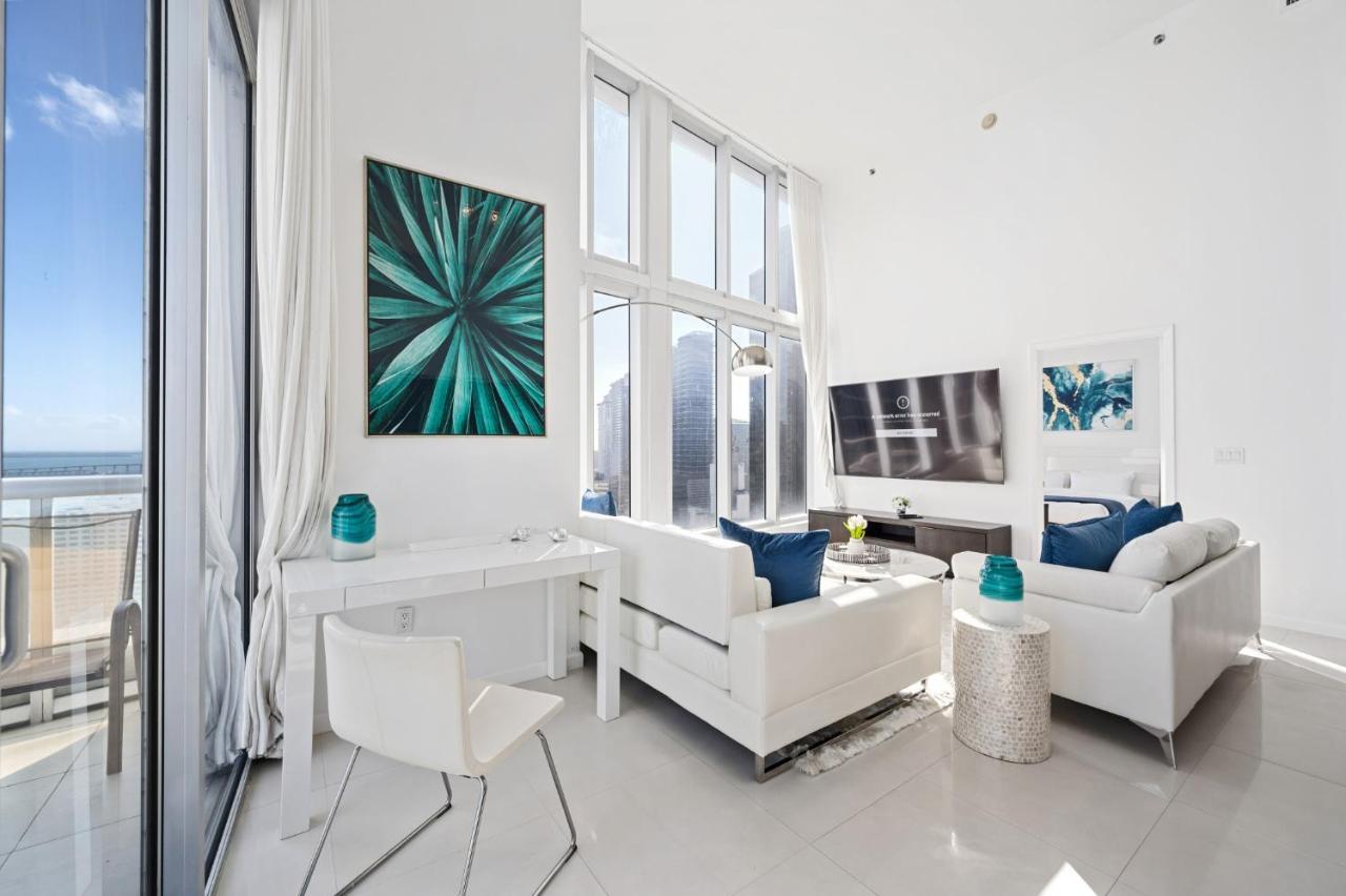 마이애미 Iconic Luxurious High Ceilings Unit Brickell W 아파트 외부 사진