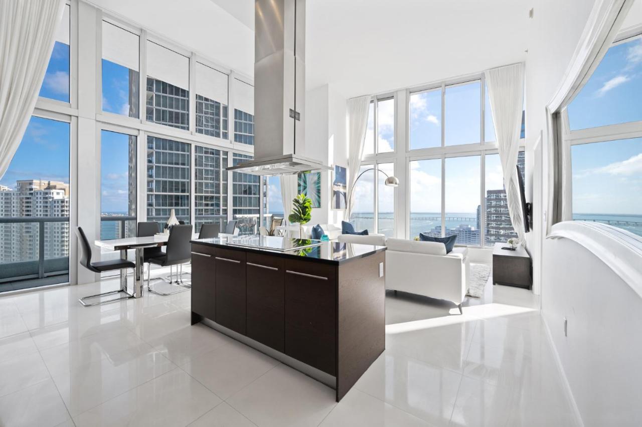 마이애미 Iconic Luxurious High Ceilings Unit Brickell W 아파트 외부 사진